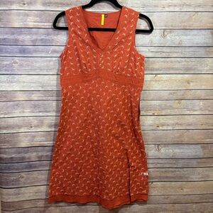 Lole Orange eyelet pattern lined dress Size 6